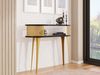 Konsolentisch Rajkon Oval Gold (Farbe: Gold / Black Pietra Grigia) Bild 2