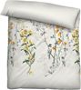 biberna Satin Bettwäsche 0616321 BLUMEN, perlmutt, 1x 135x200 cm + 1x 80x80 cm Bild 2