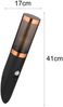 LED Außenwandleuchte in Schwarz & Kupfer mit Bewegungsmelder, Höhe 41cm Bild 4