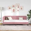 vidaXL Eckbettgestell Rosa 80 x 200 cm Samt 42016589 Bild 4