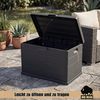 BigDean Auflagenbox Stabile Gartenbox Kissenbox outdoor 78 x 55 x 52 abschließbar (Packung, 1 St, Gartenbox), Kompakte 170l Strauraum Bild 4