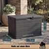 BigDean Auflagenbox Stabile Gartenbox Kissenbox outdoor 78 x 55 x 52 abschließbar (Packung, 1 St, Gartenbox), Kompakte 170l Strauraum Bild 3