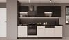 Küche ARONA + SIENA BASIC LOFT 280 cm Küchenzeile Küchenblock Einbauküche Kaschmir beige matt + Schwarz matt Bild 2
