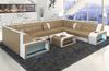 Leder Couch Eckcouch Pesaro - Echtleder - sandbeige-weiß - Rechts Bild 2