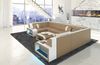 Leder Couch Eckcouch Pesaro - Echtleder - sandbeige-weiß - Rechts Bild 3