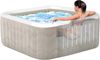 Intex 'PureSpa Chevron Deluxe Square' aufblasbarer Whirlpool, creme, Ø 239 x 71 cm Bild 3