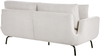 Beliani 'VESALA' 3-Sitzer Sofa, Stoff cremeweiß, 185 x 77 x 71 cm Bild 5