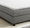 Boxspringbett Boxbett Glenn 1 Tablet Hotelbett 140x200 Bett Topper  hellgrau Bild 3