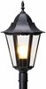 BURI Wegeleuchte Außenlaterne Gartenleuchte E27 60W IP44 wetterfest Aluminium Druckguss schwarz 125 cm Gartenbeleuchtung Wegbeleuchtung Außenlampe rustikal klassisch Bild 3