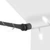 vidaXL Einziehbare Markise Handbetrieben mit LED 150 cm Creme 145870 Bild 5