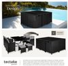tectake Sitzgruppe Rattan Sitzgruppe, (Set, 12-tlg), für 6 bis 10 Personen Bild 4