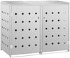 vidaXL Mülltonnenbox für 2 Tonnen 240 L Edelstahl 145380 Bild 2