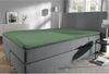 Erwin Müller 'Freising' Spannbettlaken, Gummizug: Rundumgummi, 1 Stück, Elasthan-Jersey-Stretch Uni, Olivgrün, 90x190 cm - 100x220 cm Bild 3
