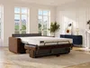 Vente-unique - VIZIR Sofa Stoff Rot - B 223 cm94 cm x H 110 cm95 cm x L 196 cm Bild 2