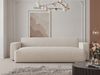 Sofa 3-Sitzer mit Schlaffunktion LUNA in Stoff Centaur Beige Bild 3