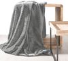 Wohndecke Kuscheldecke Decke MICROFASER Sofadecke Tagesdecke CINDY 170X210 cm stahl Bild 2