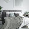 Wohndecke Kuscheldecke Decke MICROFASER Sofadecke Tagesdecke CINDY 170X210 cm stahl Bild 3