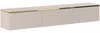Vente-unique - VUKIA TV unit Holz, Platte BeigeGold - B 34,5 cm x H 30 cm x L 180 cm Bild 3
