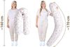 Amilian Stillkissen XXL 170 cm - Schwangerschaftskissen & Seitenschläferkissen mit Bezug, - Lagerungskissen - Nursing Pillow - Pregnancy Pillow, mit Füllung, Schlafkissen für Seitenlage - Körperkissen Bild 3