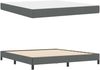 vidaXL Boxspringbett mit Matratze Dunkelgrau 180 x 200 cm Stoff 3398508 Bild 5