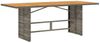 vidaXL 7-tlg. Garten-Essgruppe mit Kissen Grau Poly Rattan 3212278 Bild 3