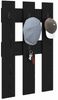 vidaXL Wandmontierter nachttisch Schwarz Eichen-Optik 65 x 3 x 100 cm 874500 Bild 3
