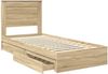 vidaXL Aufbewahrungsbett Sonoma-Eiche 75 x 190 cm Holzwerkstoff 3410280 Bild 5