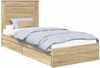 vidaXL Aufbewahrungsbett Sonoma-Eiche 75 x 190 cm Holzwerkstoff 3410280 Bild 2
