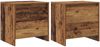 vidaXL Nachttisch Altholz 45 x 34 x 44,5 cm Holzwerkstoff 8000981 Bild 2