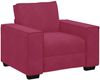 vidaXL 3-tlg. Sofagarnitur mit Kissen Weinrot Samt 3324622 Bild 4