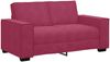 vidaXL 3-tlg. Sofagarnitur mit Kissen Weinrot Samt 3324622 Bild 5