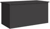 vidaXL Gartenlagerkissenbox Stahl 100 x 50,5 x 50 cm 220 Schwarz 874560 Bild 2