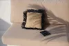 Der Raffia Kissenbezug - Natur Schwarz - 40x40 Bild 3