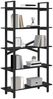 Bücherregal | Standregal Schwarz Eichen-Optik 100 x 33,5 x 178 cm Bild 3