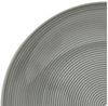 van Well Speiseteller Teller Set, Jive, flacher Teller 25 cm, 6 Stück, (6 St), dezentes Spiraldekor, spülmaschinen-und mikrowellengeeignet Bild 2