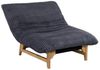 LVHOM Relaxsessel Sitzsack Loveseat 100 x 120 x 76 cm, Massivholzrahmen, bequem gepolstert (Cordstoff, einteilige Rückenlehne und Sitzkissen, ergonomisches Design, rutschfeste Unterseite, 26cm Bodenfreiheit für einfaches Reinigen mit Saugrobotern), für Schl... Bild 2