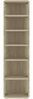 vidaXL Schuhschränke 2 Stk. Sonoma-Eiche 27,5x27x102 cm 808492 Bild 5