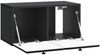 vidaXL Wandmontierter TV-Schrank 59,5 x 31 x 30 cm Schwarz 899216 Bild 3