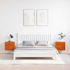 vidaXL Nachttisch 2 pcs Braun 39 x 34 x 33 cm Massivholz Kiefer 873510 Bild 4