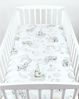 BabyLux Spannbettlaken SPANNBETTLAKEN 70x140 Spannbetttuch Baumwolle Kinder Baby Babybett, 127. Elefanten Beige Bild 2