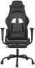 vidaXL Gaming-Stuhl mit Massage & Fußstütze Schwarz Kunstleder 345419 Bild 4