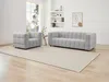 Vente-unique - LERICI Sofa Stoff Grau - B 89 cm x H 72 cm x L 213 cm Bild 5