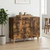 vidaXL TV-Schränk Geräucherte Eiche 89 x 34,5 x 60 cm Holzwerkstoff 894200 Bild 4