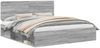 vidaXL Bettrahmen Graues Sonoma 180 x 200 cm Massives Kiefernholz 3412457 Bild 2