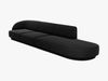 Micadoni Sofa Miley 4-Sitzer Rechts Chenille Eden Anthrazit Bild 2