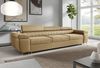 Schlafsofa CARMEN, moderne Couch mit verstellbaren Kopfstützen, ausziehbare Polstercouch, Sofa mit Schlaffunktion, Kronos 35, 90 x 98 x 262 cm Bild 2