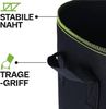 Praknu Pflanzkübel Pflanzsack 15L - 3 STK aus Vliesstoff mit 3 Schilder zum Beschriften (3er Set, 3 St), mit Griff - Für Gemüse, Pflanzen & Blumen - Stofftöpfe - Grow Töpfe Bild 2