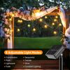Salcar LED Solarleuchte LED Kugel-Lichterkette Außen Solar Gartenleuchte, 5m Kaltweiß Bild 2