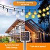 Salcar LED Solarleuchte LED Kugel-Lichterkette Außen Solar Gartenleuchte, 5m Kaltweiß Bild 3