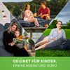 Green Bean® Sitzsack, waschbar, Polyester-PVC-Stoff, Stahlgrau, 140x180 cm, 380 Liter Bild 3